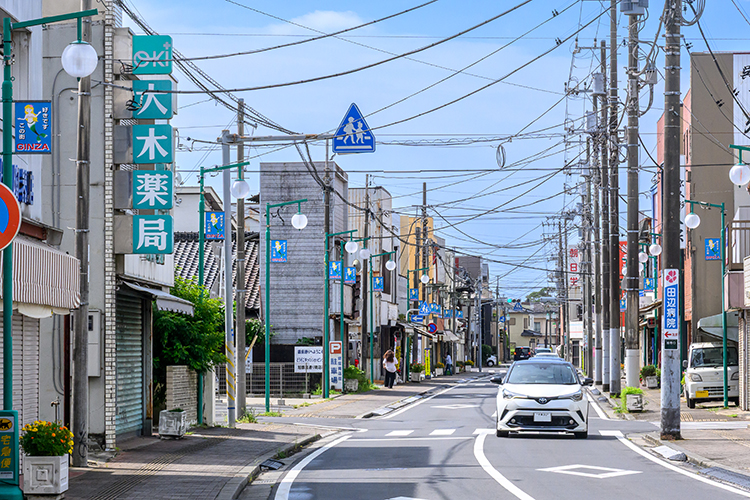旭銀座通り商店街のメインストリート